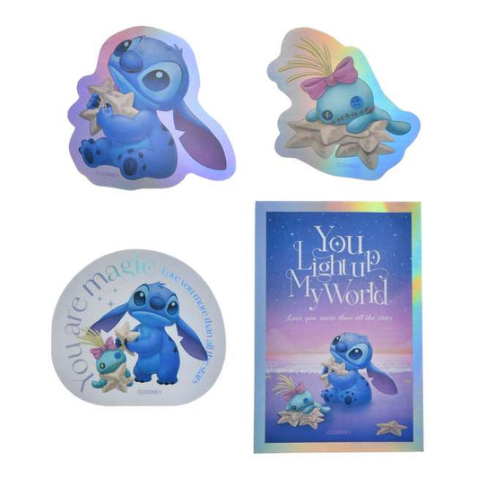 "Pre-Order" JDS - Stitch & Scrump Sticker set, Disney Stitch Day Collection 2026