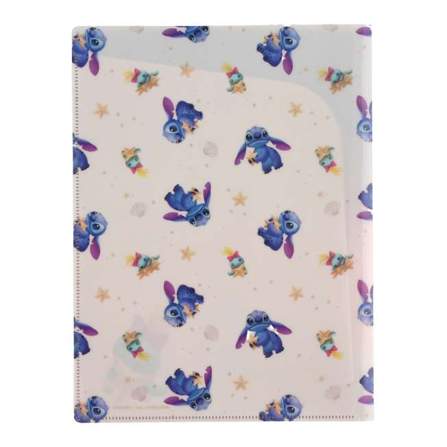 "Pre-Order" JDS - Stitch & Scrump 2 Pockets Clear File, Disney Stitch Day Collection 2026