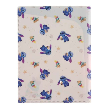 "Pre-Order" JDS - Stitch & Scrump 2 Pockets Clear File, Disney Stitch Day Collection 2026