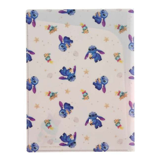"Pre-Order" JDS - Stitch & Scrump 2 Pockets Clear File, Disney Stitch Day Collection 2026