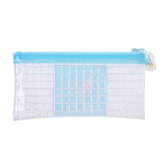 "Pre-Order" JDS - Scrump Clear Grid Pattern Pencil Case, Scrump Collection 2026
