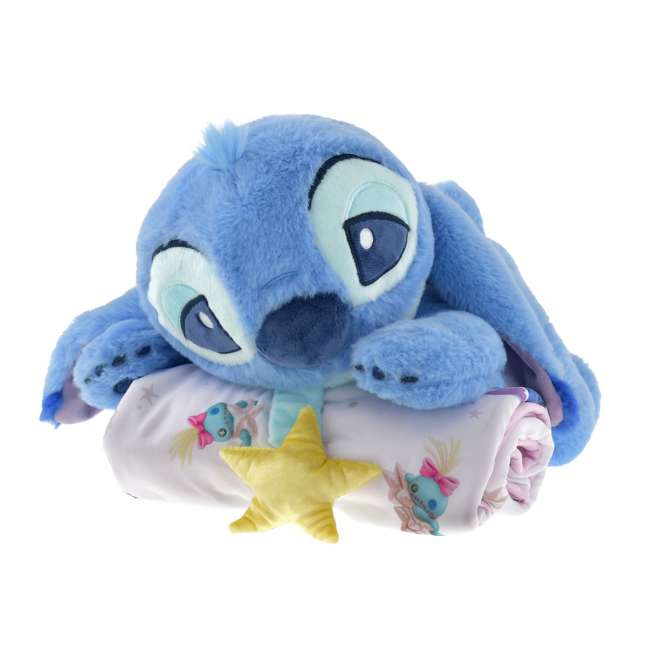 "Pre-Order" JDS - Stitch & Scrump Blanket Cool with Plush Toy, Disney Stitch Day Collection 2026