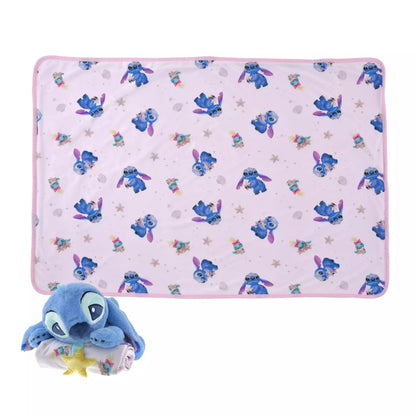 "Pre-Order" JDS - Stitch & Scrump Blanket Cool with Plush Toy, Disney Stitch Day Collection 2026