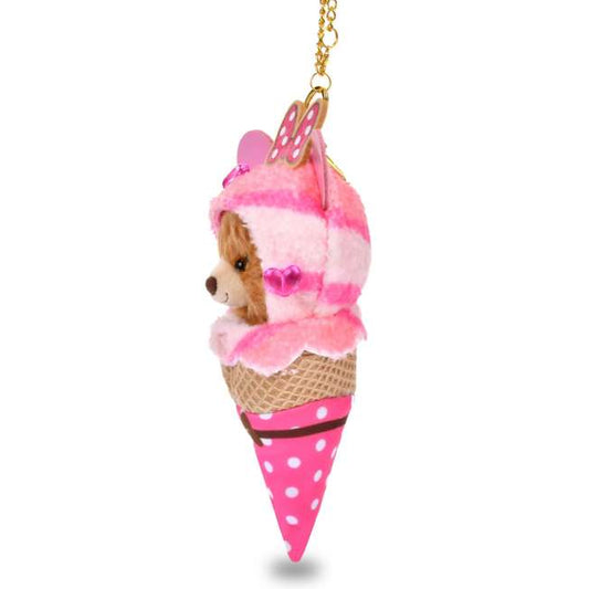 "Pre-Order" JDS - Minnie Mouse Plush Keychain, Ice Cream Pocket 2026