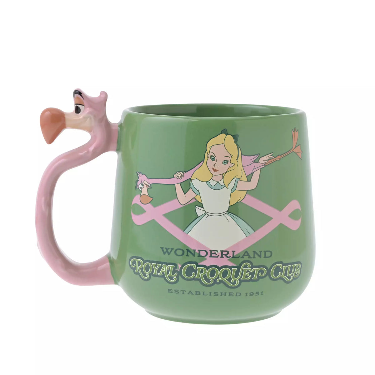 "Pre-Order" JDS - Alice, Flamingo, and Hedgehog Mug, Alice in Wonderland 75th Anniversary 2026
