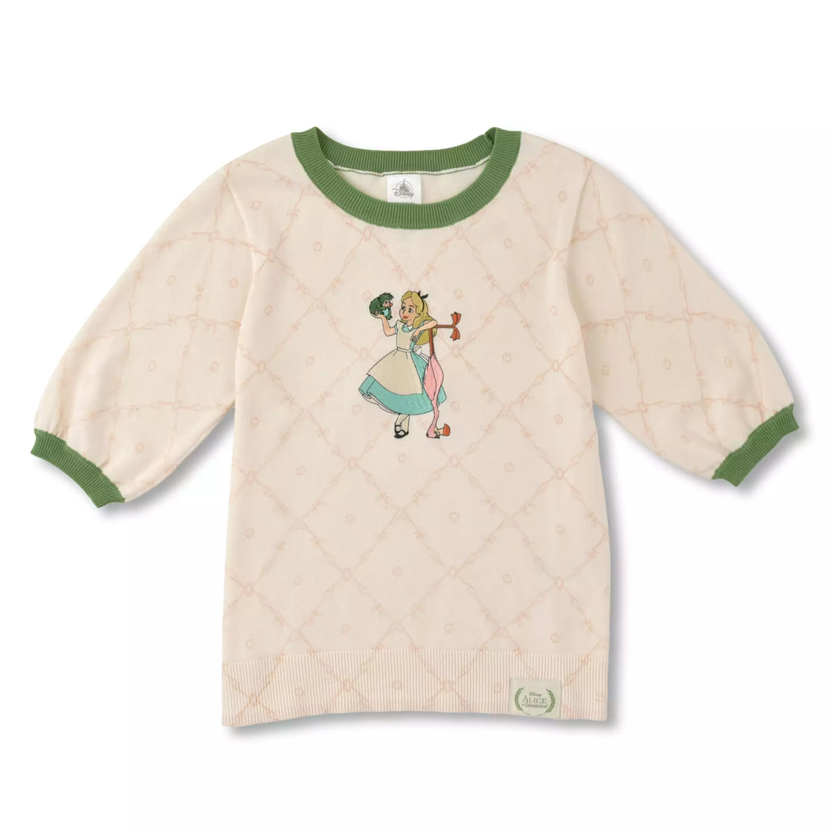 "Pre-Order" JDS - Alice, Flamingo, and Hedgehog Short-Sleeve Sweater, Alice in Wonderland 75th Anniversary 2026