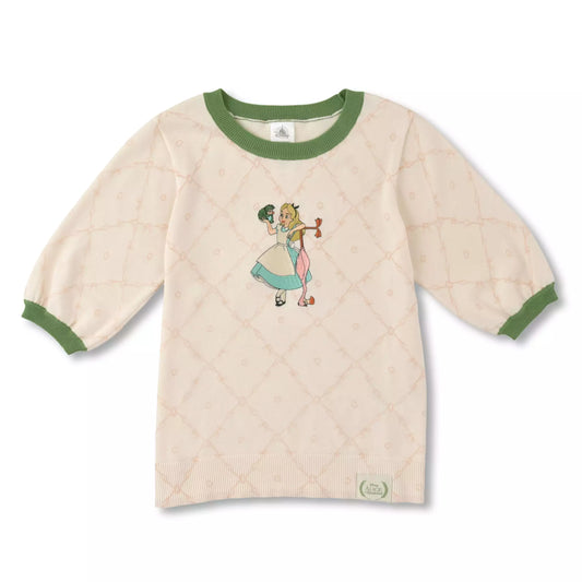 "Pre-Order" JDS - Alice, Flamingo, and Hedgehog Short-Sleeve Sweater, Alice in Wonderland 75th Anniversary 2026