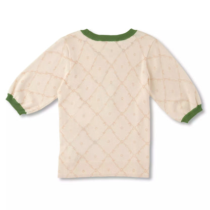 "Pre-Order" JDS - Alice, Flamingo, and Hedgehog Short-Sleeve Sweater, Alice in Wonderland 75th Anniversary 2026
