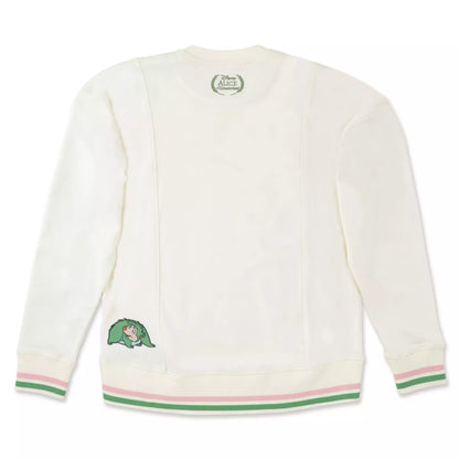 "Pre-Order" JDS - Flamingo & Hedgehog Long-Sleeve V-Neck Sweatshirt, Alice in Wonderland 75th Anniversary 2026
