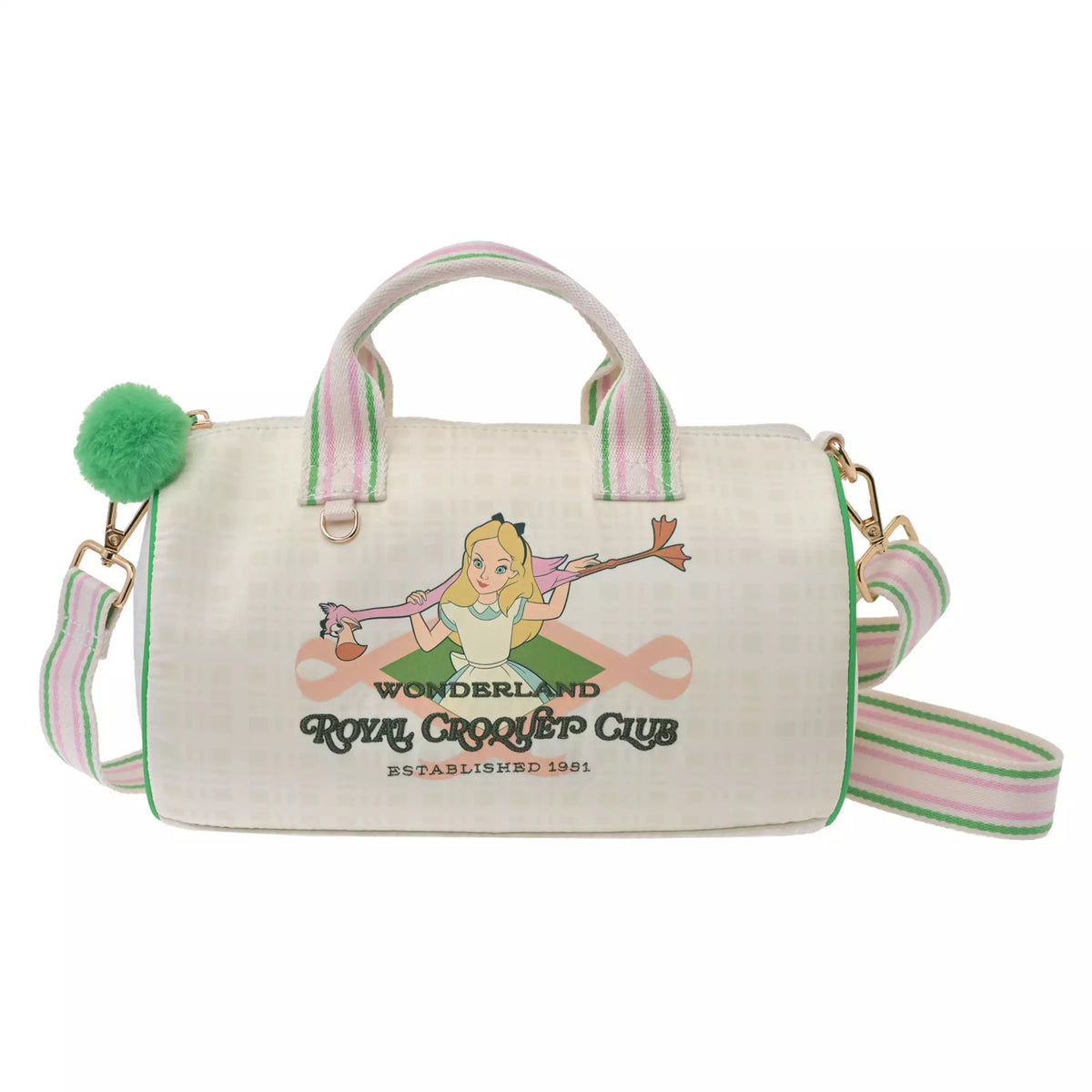 "Pre-Order" JDS - Alice & Flamingo 2-Way Boston Bag, Alice in Wonderland 75th Anniversary 2026