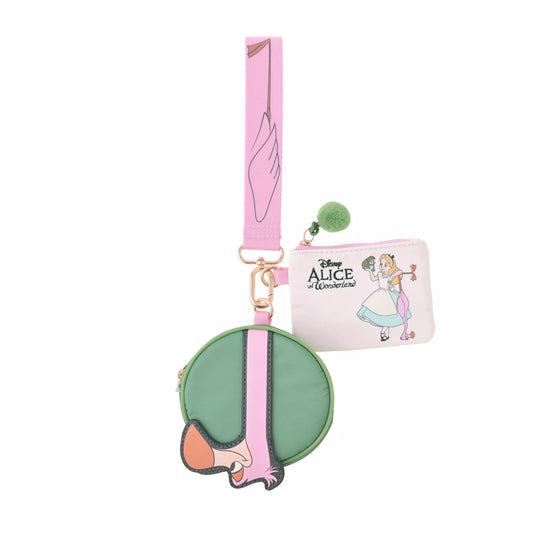 "Pre-Order" JDS - Alice, Flamingo, and Hedgehog Pouch Set with Strap, Alice in Wonderland 75th Anniversary 2026