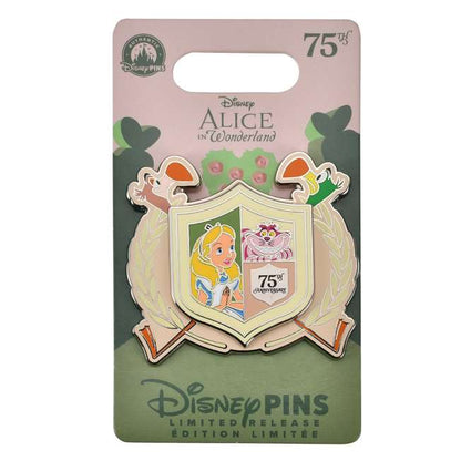 "Pre-Order" JDS - Alice, Cheshire Cat, and Flamingo Pin, Alice in Wonderland 75th Anniversary 2026