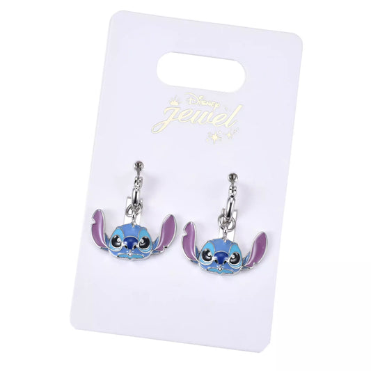 "Pre-Order" JDS - Stitch Hoop Earrings 2-Way Style, Face Character Motif 2026