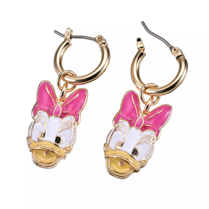 "Pre-Order" JDS - Daisy Hoop Earrings 2-Way Style, Face Character Motif 2026