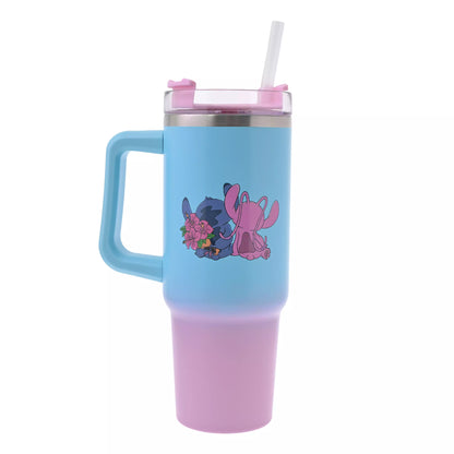 "Pre-Order" JDS - Stitch & Angel Stainless Steel Tumbler with Handle (930ml), Stitch & Angel 2026