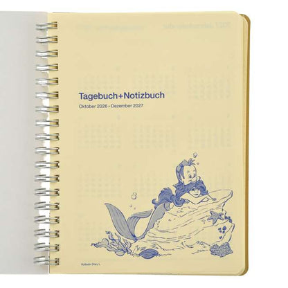 "Pre-Order" JDS - The Little Mermaid Rollbahn Schedule Book, CALENDAR & ORGANIZER 2027
