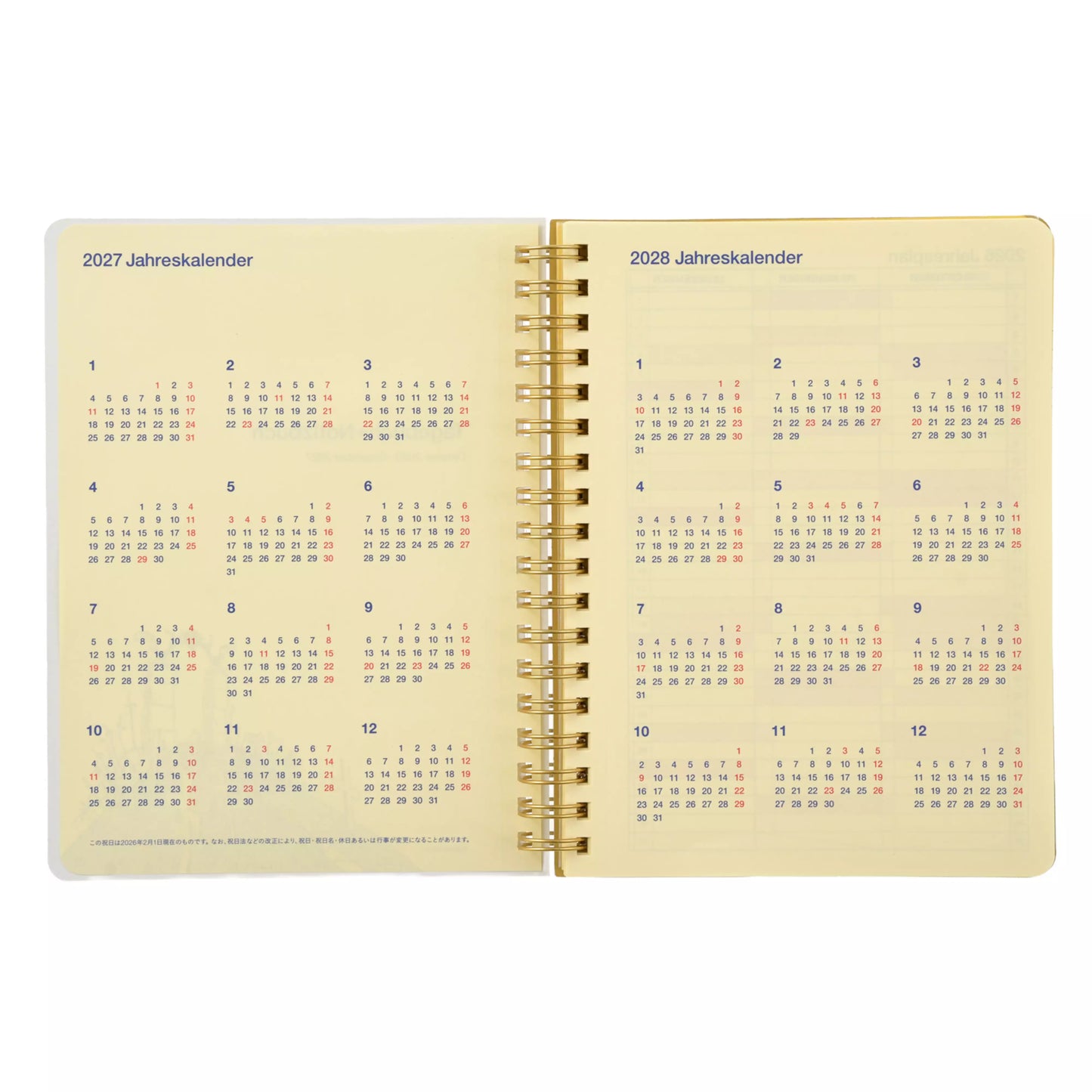 "Pre-Order" JDS - The Nightmare Before Christmas Rollbahn Schedule Book, CALENDAR & ORGANIZER 2027