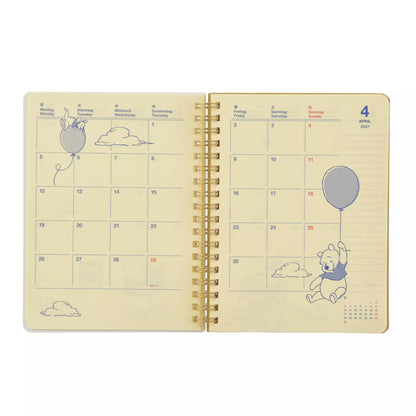 "Pre-Order" JDS - Pooh and Friends Rollbahn Schedule Book, CALENDAR & ORGANIZER 2027