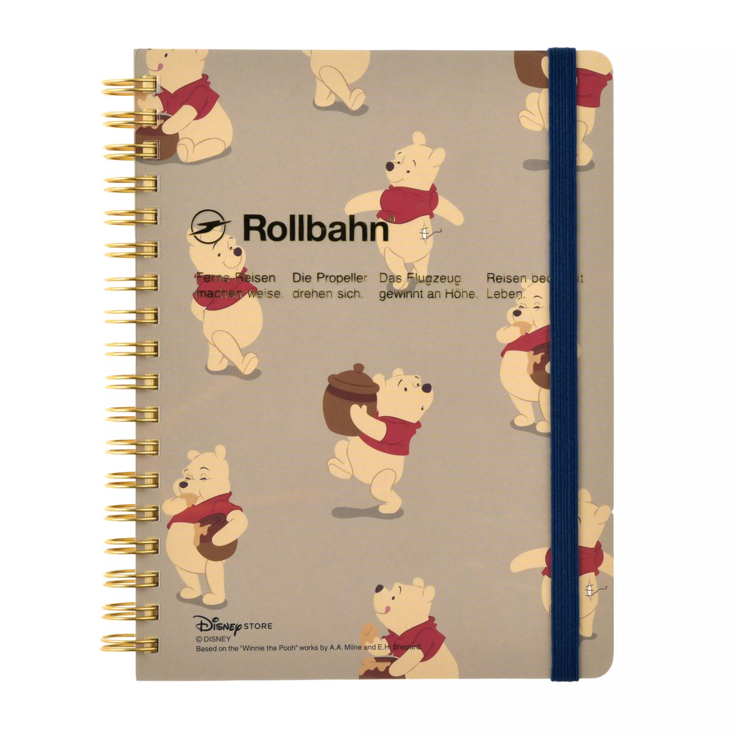 "Pre-Order" JDS - Pooh and Friends Rollbahn Schedule Book, CALENDAR & ORGANIZER 2027