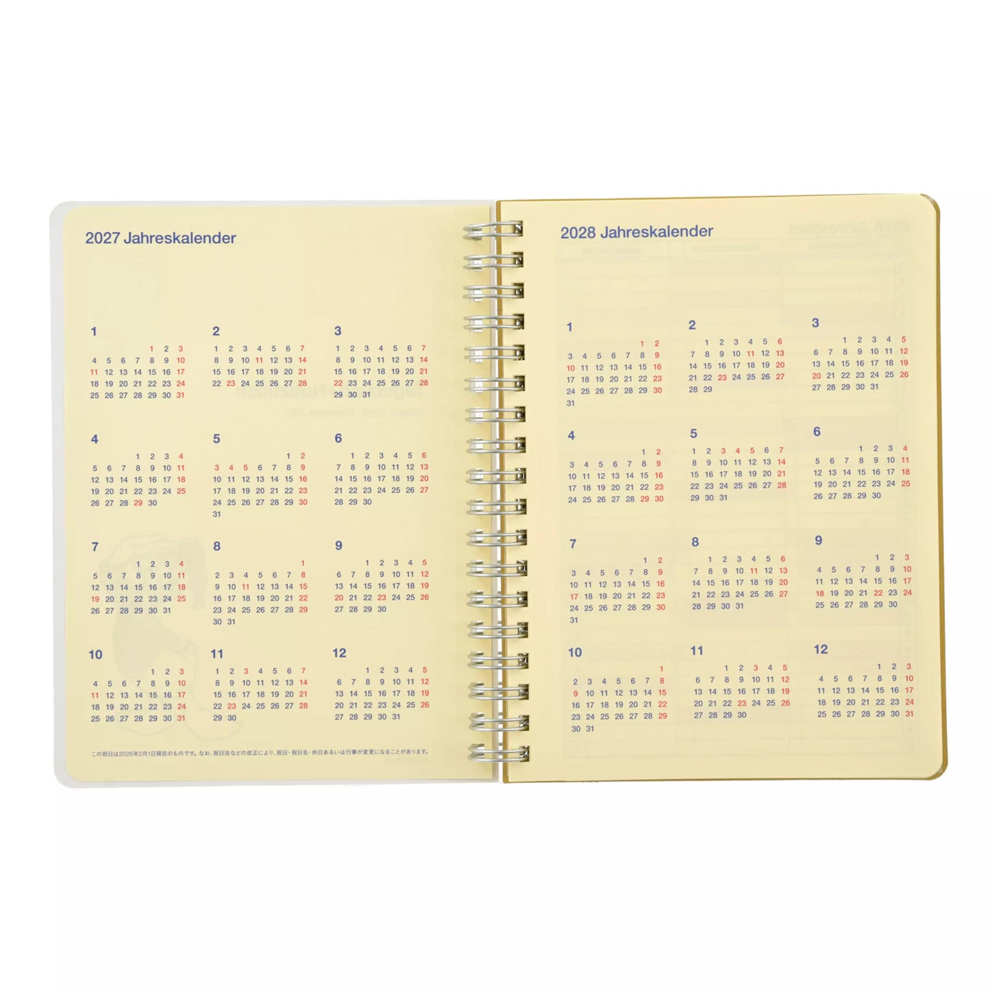"Pre-Order" JDS - Donald and Friends Rollbahn Schedule Book, CALENDAR & ORGANIZER 2027