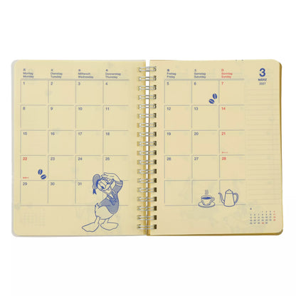 "Pre-Order" JDS - Donald and Friends Rollbahn Schedule Book, CALENDAR & ORGANIZER 2027