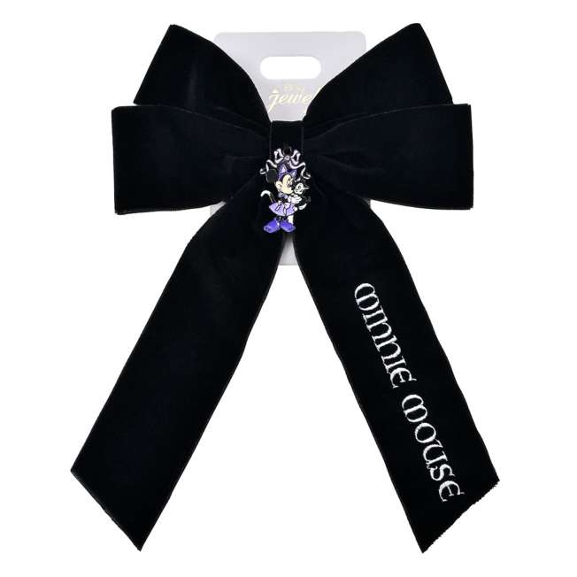 "Pre-Order" JDS - Minnie & Figaro Ribbon Hair Clip, CAT MINNIE AND FIGARO 2026