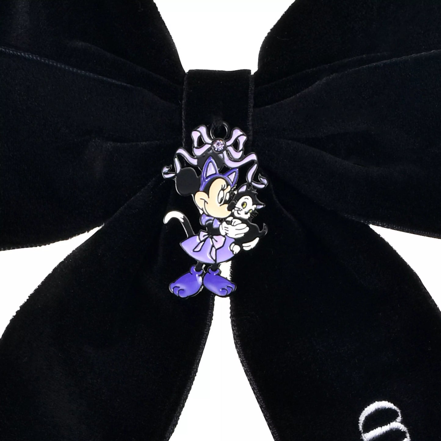 "Pre-Order" JDS - Minnie & Figaro Ribbon Hair Clip, CAT MINNIE AND FIGARO 2026