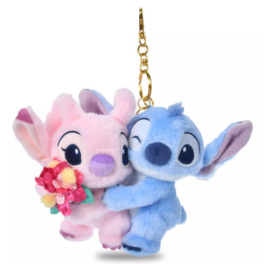 "Pre-Order" JDS - Stitch & Angel Plush Keychain, Stitch & Angel 2026