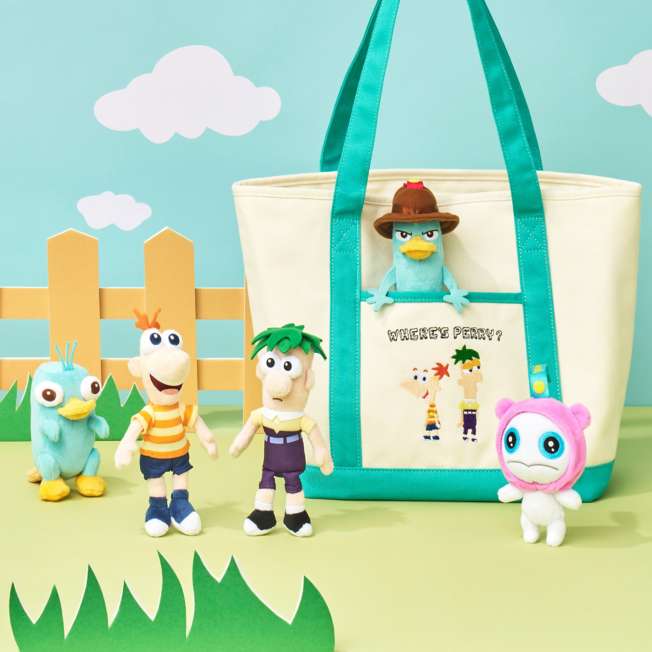 "Pre-Order" JDS - Meep Plush Keychain, PHINEAS & FERB 2026