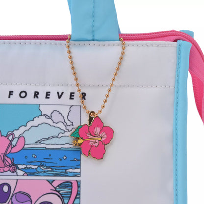 "Pre-Order" JDS - Stitch & Angel Insulated Tote Bag & Insulated Drawstring Bag Set with Charm, Stitch & Angel 2026