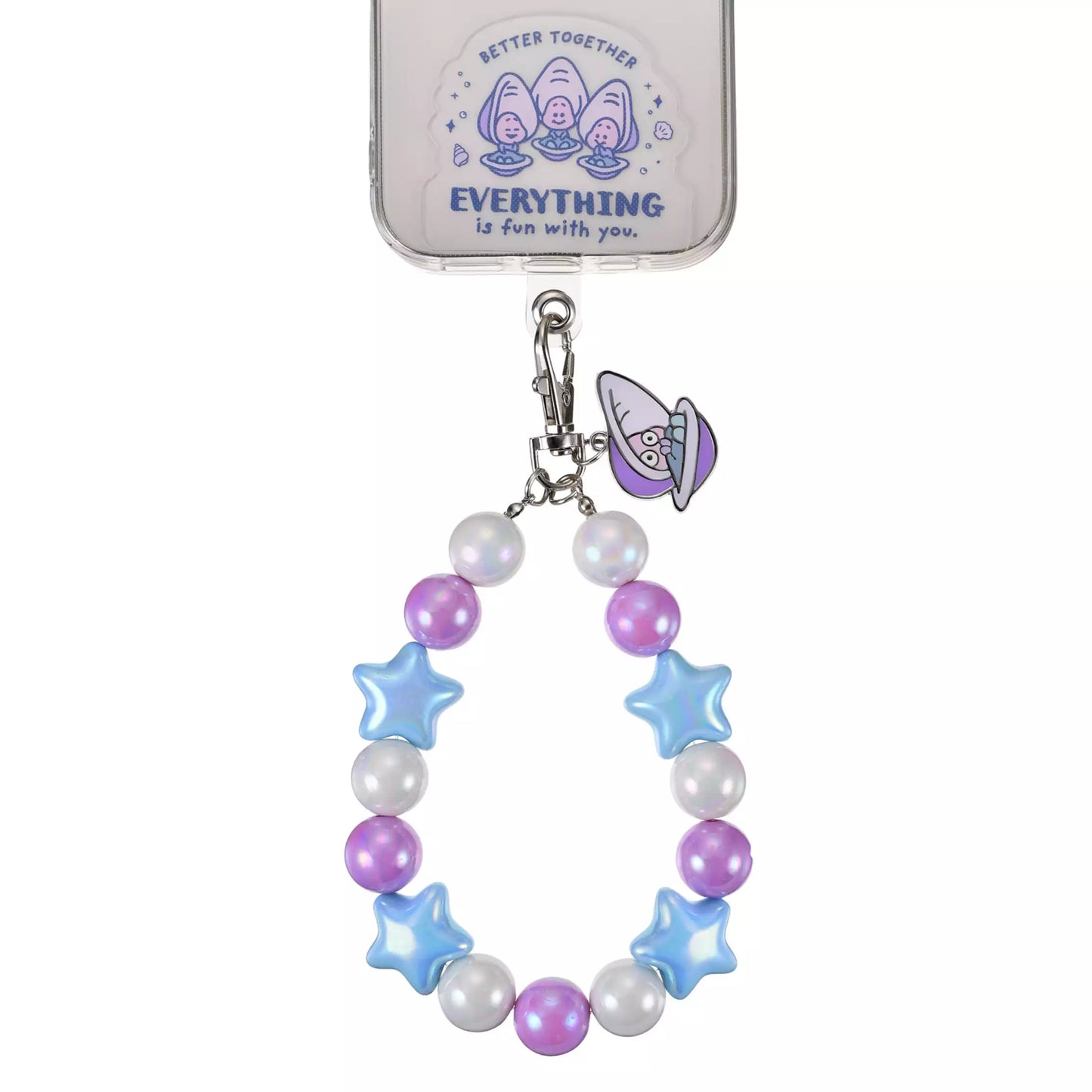 "Pre-Order" JDS - Young Oysters Phone Strap with Beads, BABY OYSTERS 2026