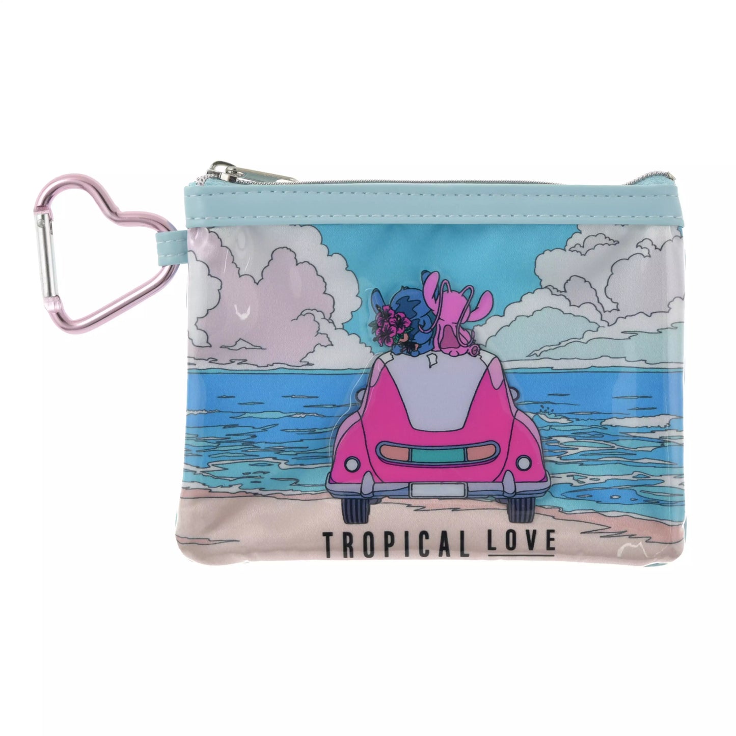 "Pre-Order" JDS - Stitch & Angel Flat Pouch with Carabiner, Stitch & Angel 2026