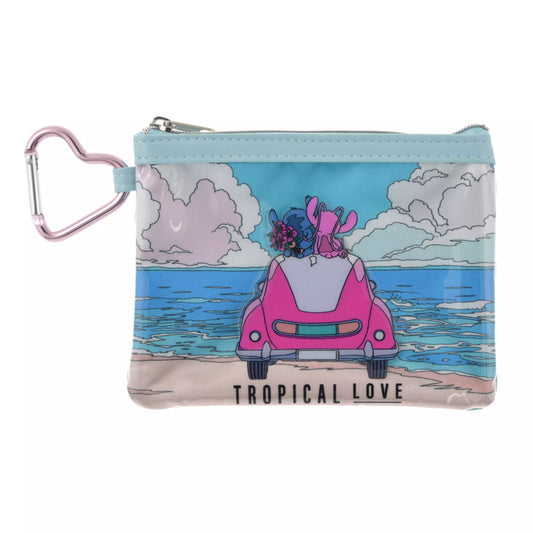 "Pre-Order" JDS - Stitch & Angel Flat Pouch with Carabiner, Stitch & Angel 2026