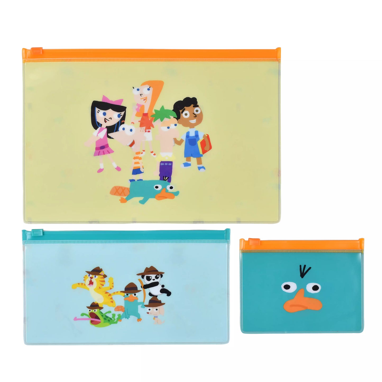 "Pre-Order" JDS - Phineas and Ferb Zip Pouch Set (3 Sizes), PHINEAS ＆ FERB 2026