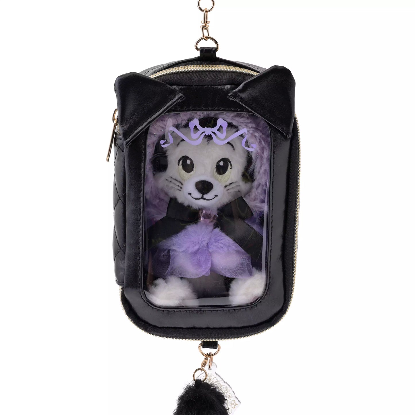 "Pre-Order" JDS - Minnie & Figaro Pouch Keychain, CAT MINNIE AND FIGARO 2026