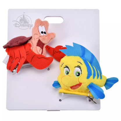 "Pre-Order" JDS - Flounder & Sebastian Hair Clip Set, Costume Accessories 2026