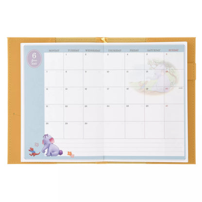 "Pre-Order" JDS - Winnie the Pooh & Friends Embossed Schedule Book B6, CALENDAR & ORGANIZER 2027