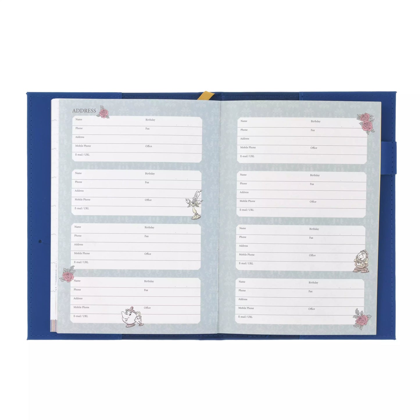 "Pre-Order" JDS - Beauty and the Beast Embossed Schedule Book B6, CALENDAR & ORGANIZER 2027