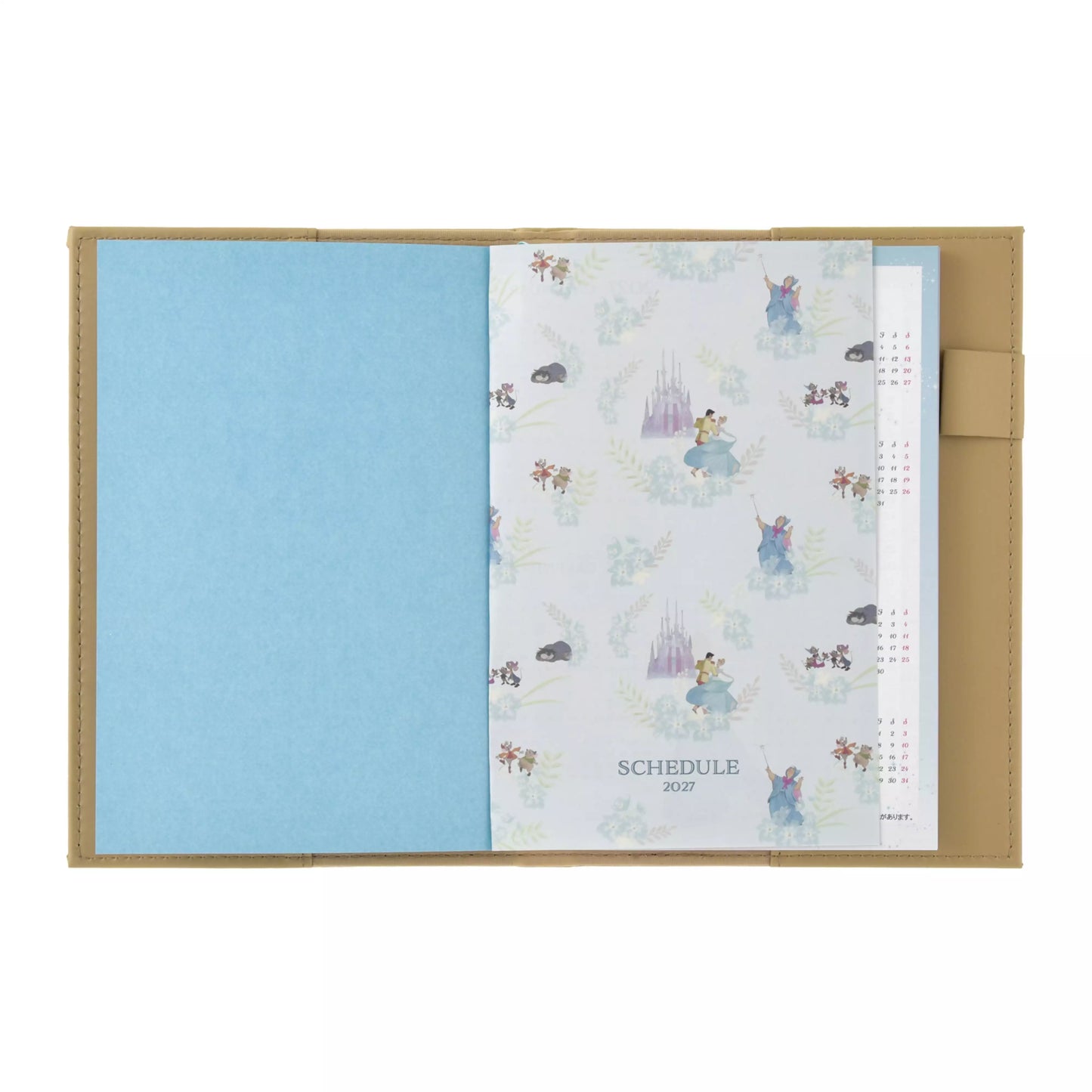 "Pre-Order" JDS - Cinderella Embossed Schedule Book B6, CALENDAR & ORGANIZER 2027