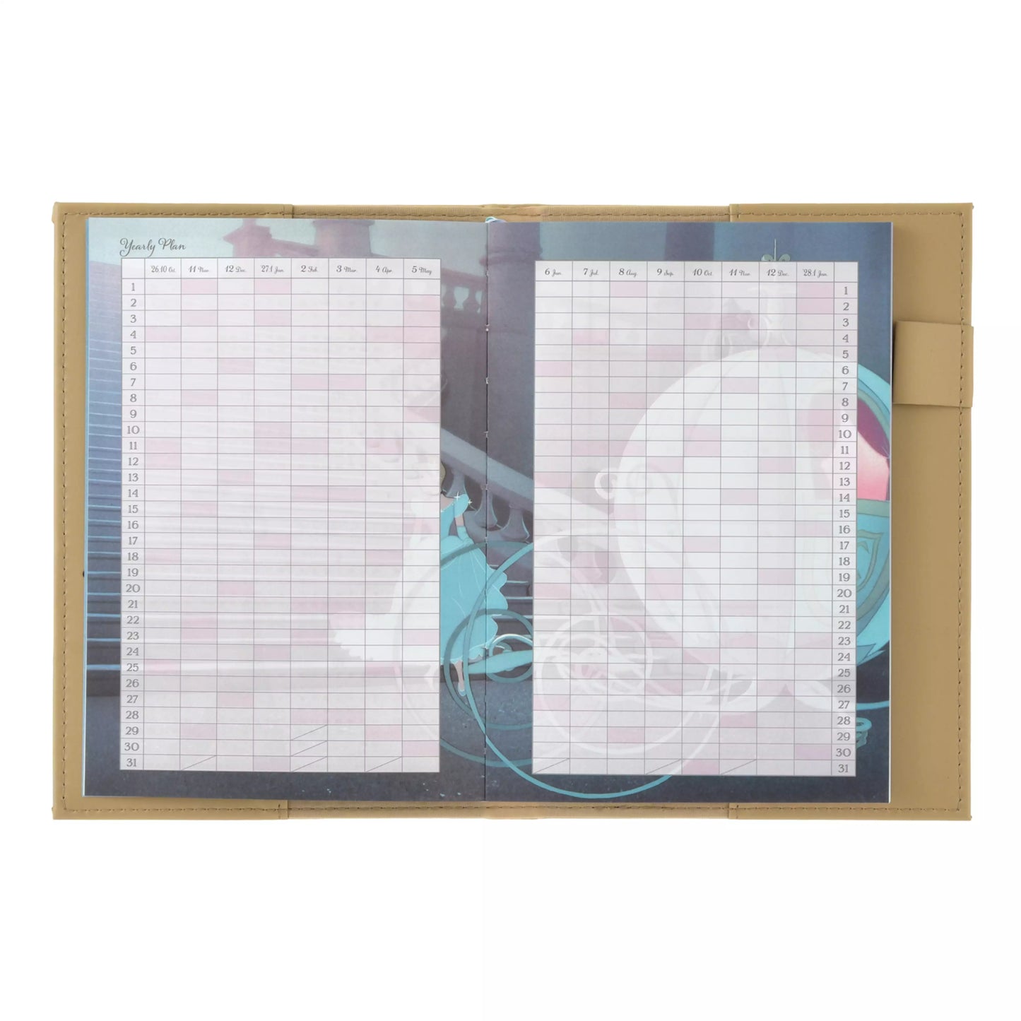 "Pre-Order" JDS - Cinderella Embossed Schedule Book B6, CALENDAR & ORGANIZER 2027