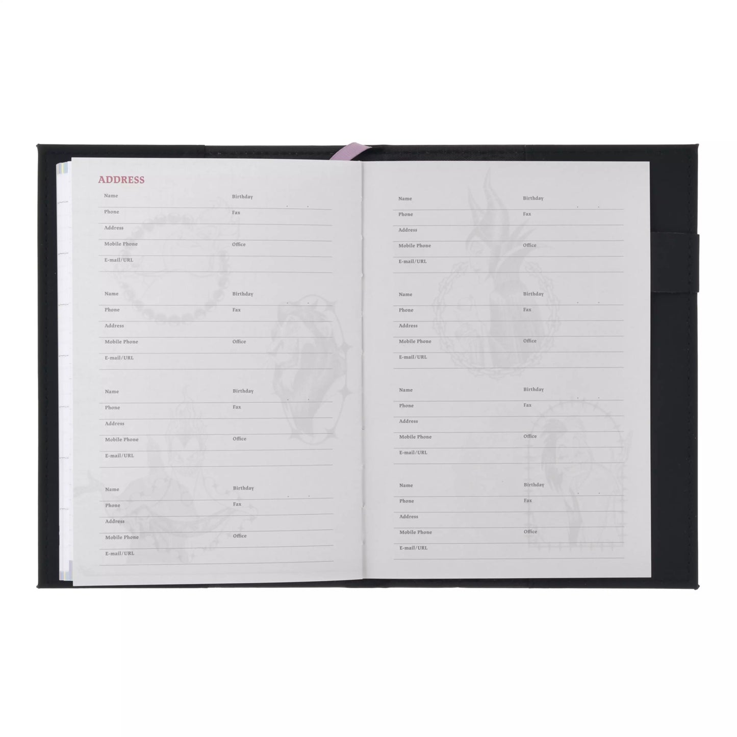 "Pre-Order" JDS - Disney Villains Embossed Schedule Book B6, CALENDAR & ORGANIZER 2027
