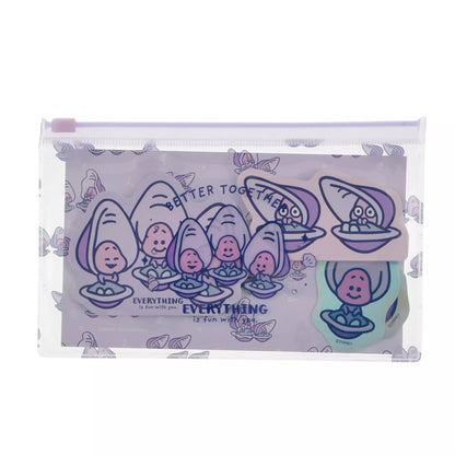 "Pre-Order" JDS - Young Oyster & Grandma Oyster Memo & Sticker Set, BABY OYSTERS 2026