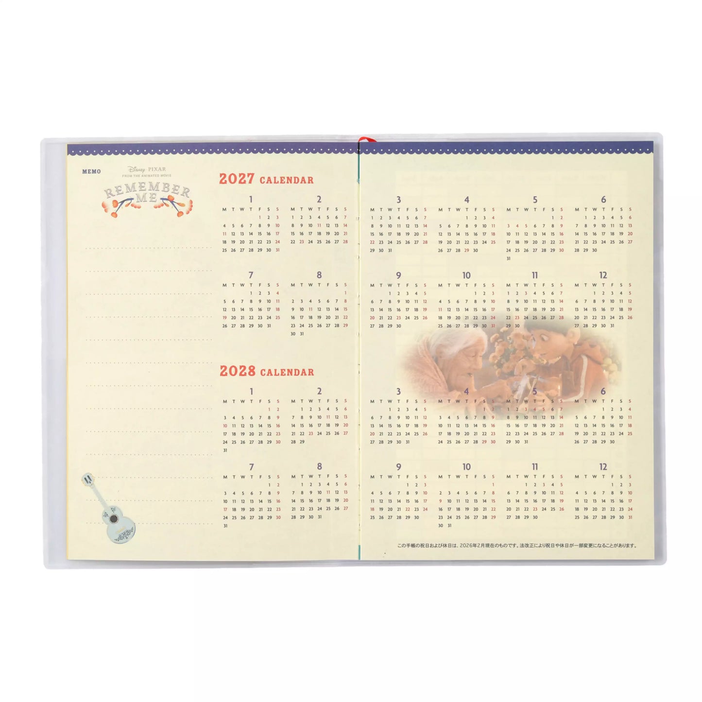 "Pre-Order" JDS - Remember Me Schedule Book B6, CALENDAR & ORGANIZER 2027