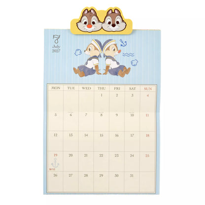 "Pre-Order" JDS - Chip and Dale Wall Calendar with Clip, CALENDAR & ORGANIZER 2027