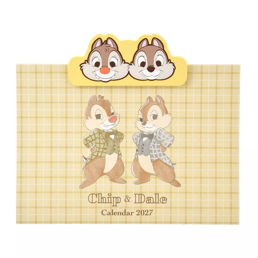 "Pre-Order" JDS - Chip and Dale Wall Calendar with Clip, CALENDAR & ORGANIZER 2027