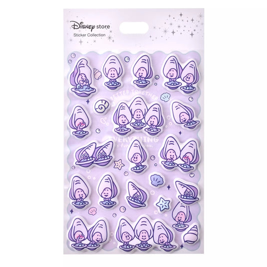 "Pre-Order" JDS - Young Oyster & Grandma Oyster Puffy Die-cut Stickers, BABY OYSTERS 2026