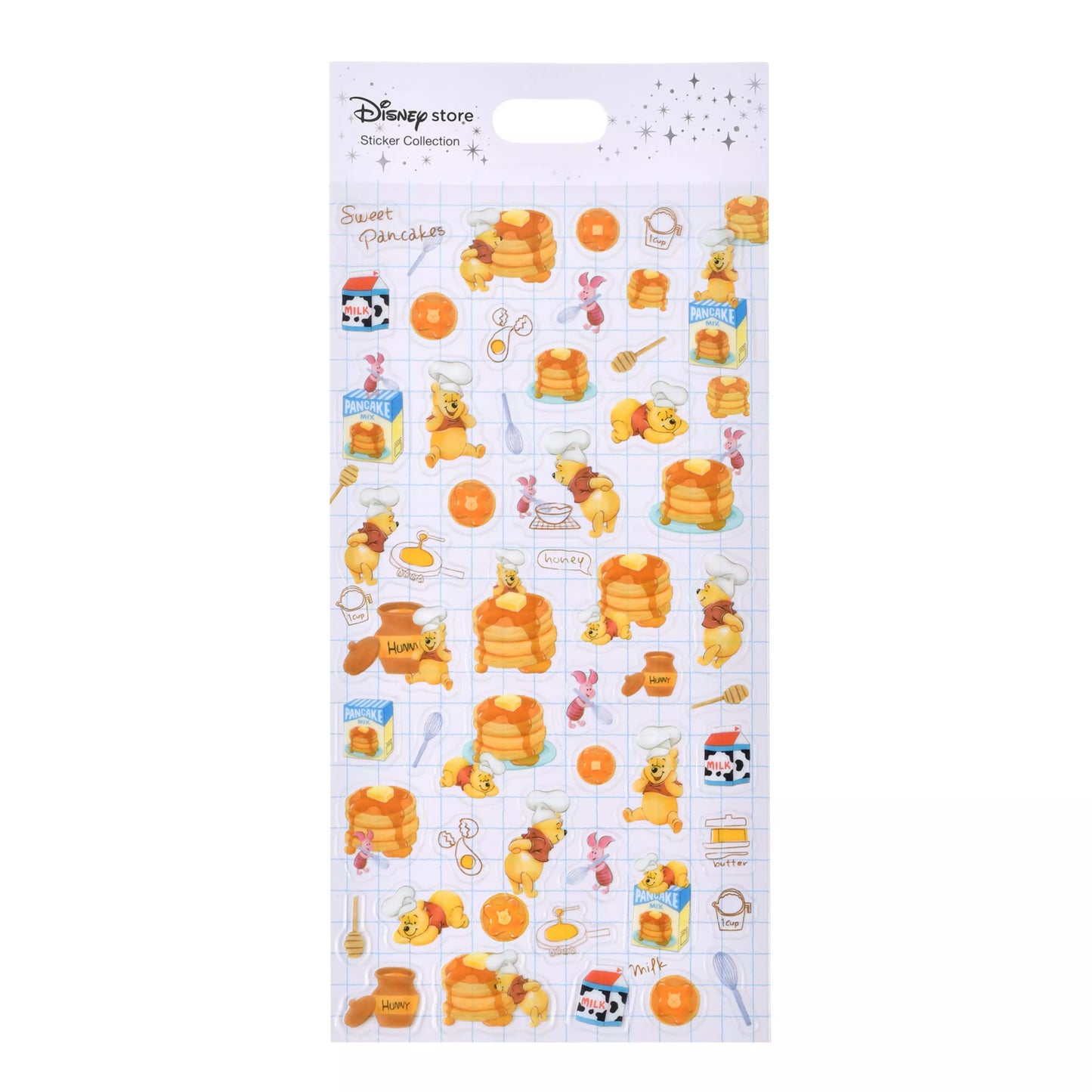 "Pre-Order" JDS - Winnie the Pooh & Piglet Clear Die-Cut Sticker, POOH HUNNY DAY 2026