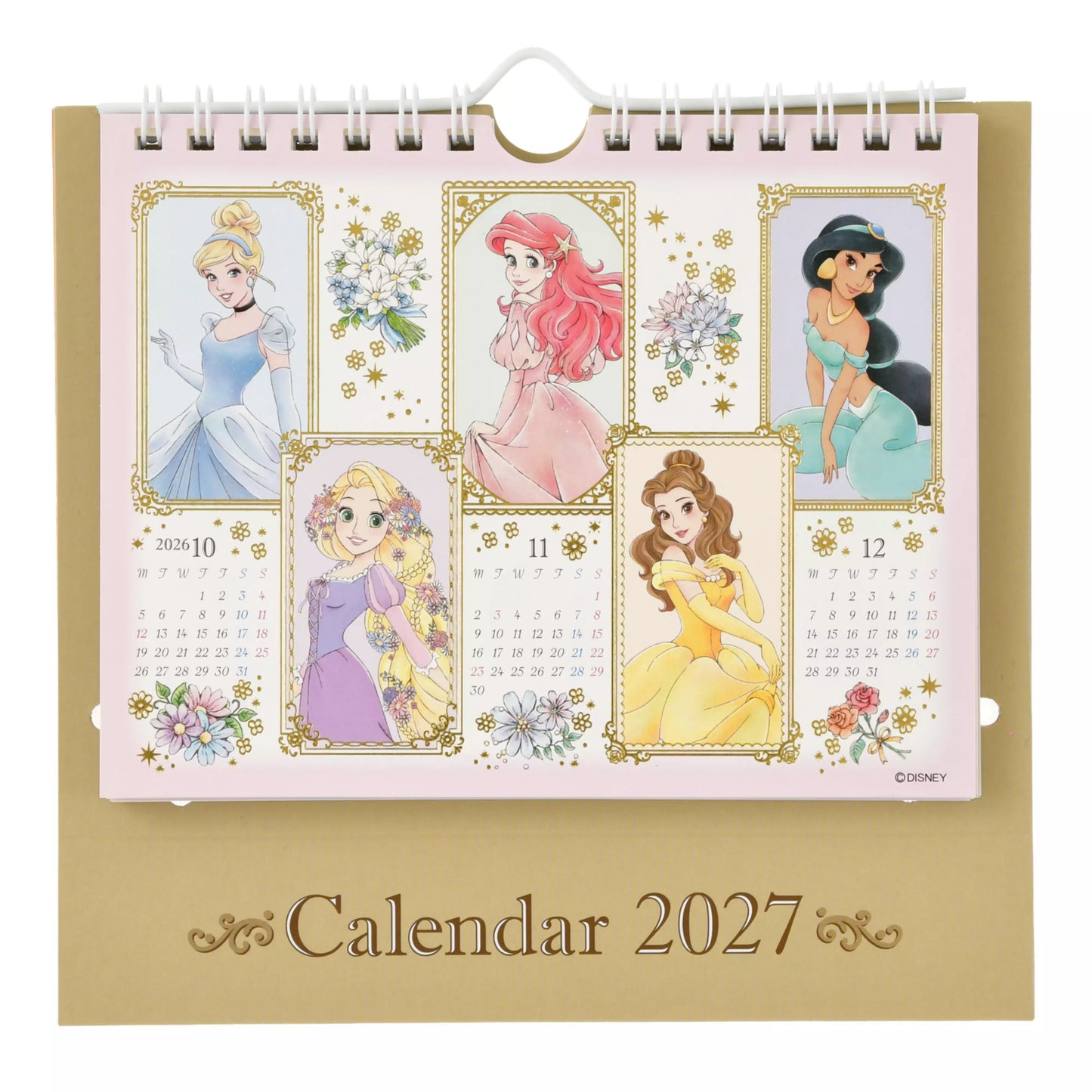"Pre-Order" JDS - Disney Princess Desk Calendar, CALENDAR & ORGANIZER 2027