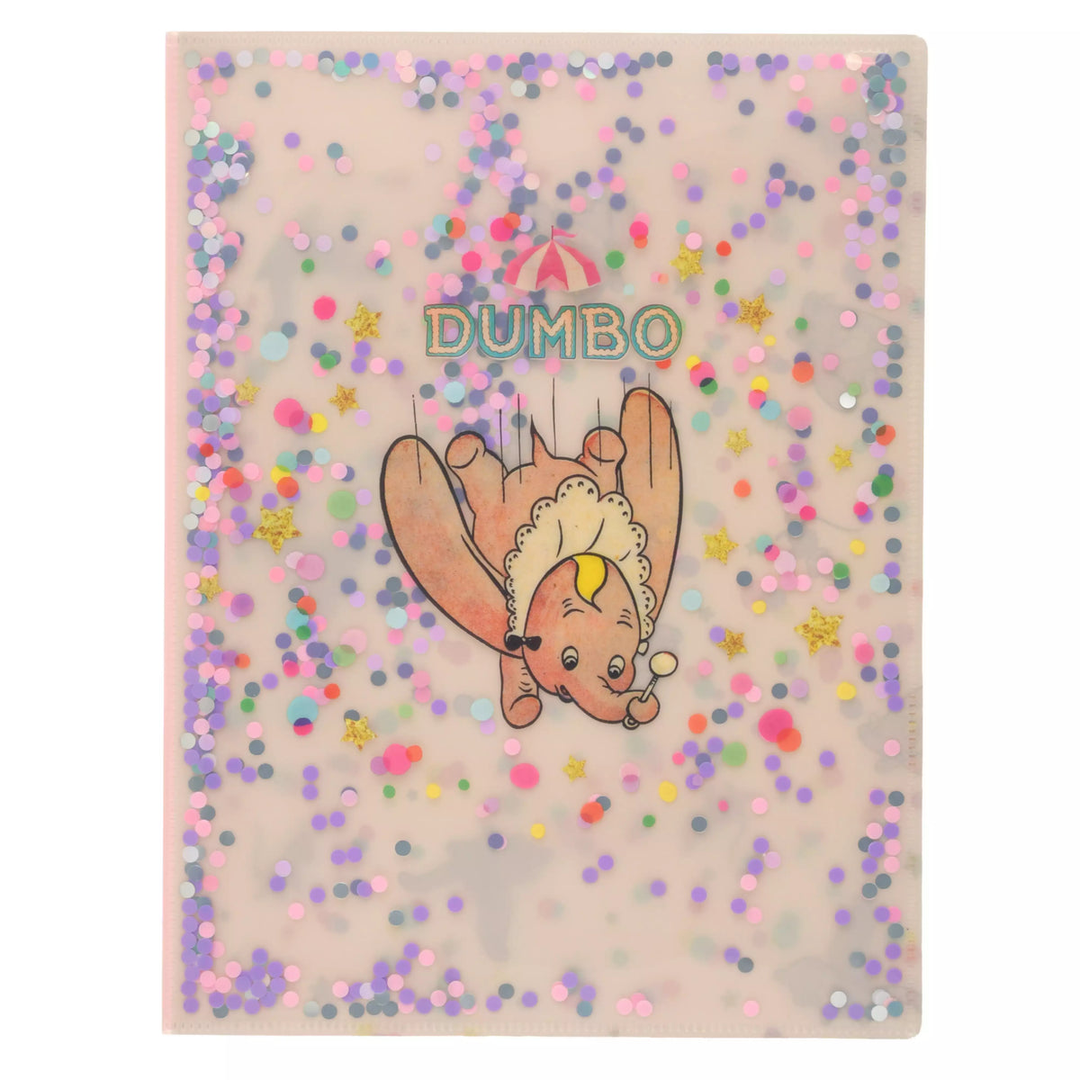 "Pre-Order" JDS - Dumbo & Timothy 2-Pocket Clear Folder, DISNEY DUMBO 85TH ANNIVERSARY 2026