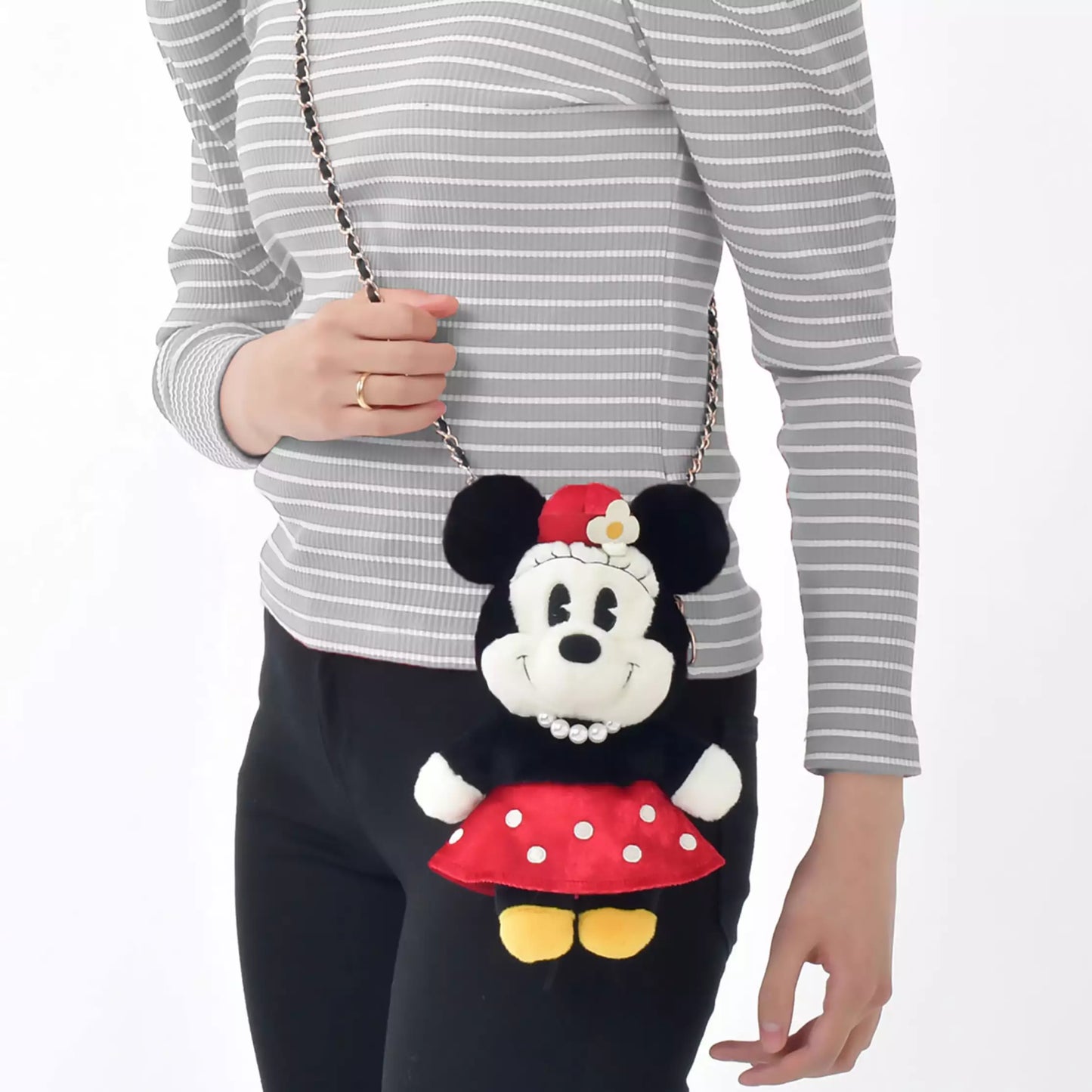 "Pre-Order" JDS - Minnie Mouse Plush Pochette / Shoulder Plush Bag